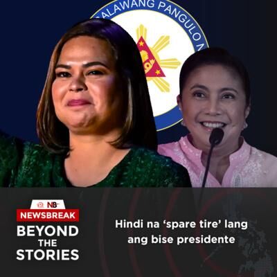 Hindi na ‘spare tire’ lang ang bise presidente