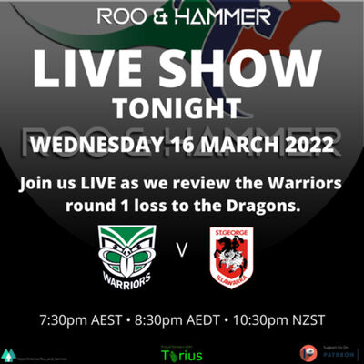 RH22 - Rnd 1 v Dragons Review