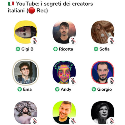 🔴YouTube: i segreti dei Creators /Con: Emalloru, Il Signor Franz, MRNBD, Riccardo Zanetti, Imen Jane, Roberto Ricotta, Giacomo Hawkman, Tommy Cassi, Sofia Dalle Rive, Giorgio Taverniti e molti altri