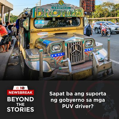 Sapat ba ang suporta ng gobyerno sa mga PUV driver?