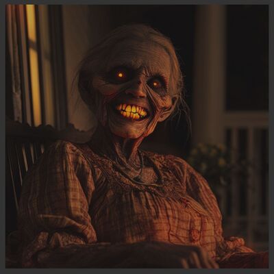The Lady on the Porch