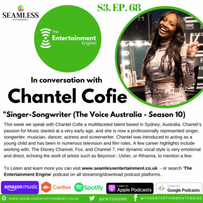 A chat with Chantel Cofie - Singer/Songwriter/Actress - The Voice Australia Season 10 
