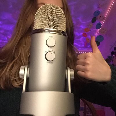 video podcast ~ ASMR whispered ramble with mic scratching || new lighting !