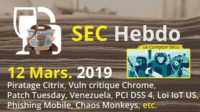 [SECHebdo] 12 Mars 2019