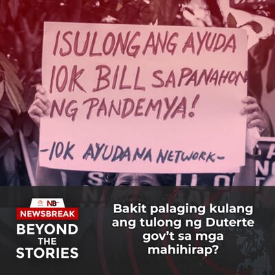 Bakit palaging kulang ang tulong ng Duterte gov’t sa mga mahihirap?