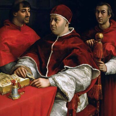 #133 Papa Leo X” de Raffaello