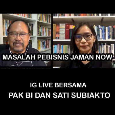IG LIVE BERSAMA MBAK SATI DENGAN TEMA "MASALAH PEBISNIS JAMAN NOW"