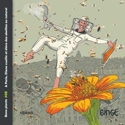 Diane élève des abeilles à Paris