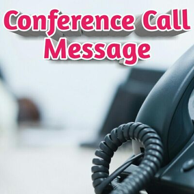 24-07-2020 conference call message