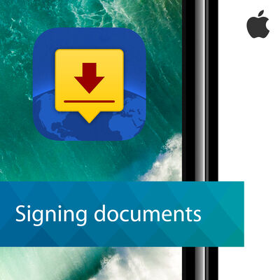 DocuSign for iPad: Signing documents