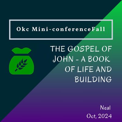 01 - The Gospel of John - A BOOK OF LIFE AND BUILDING