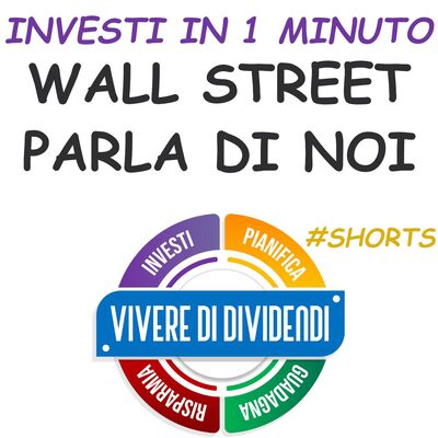 WALL STREET parla di noi! #shorts