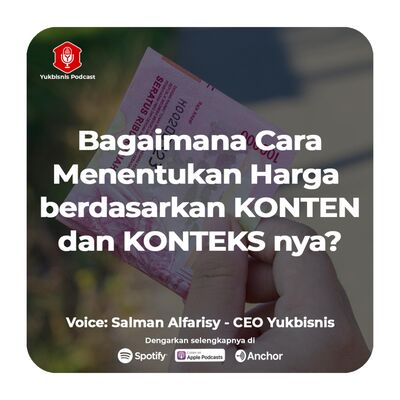 #TanyaYumin Eps. 8 - Cara menentukan harga berdasarkan KONTEN dan KONTEKS