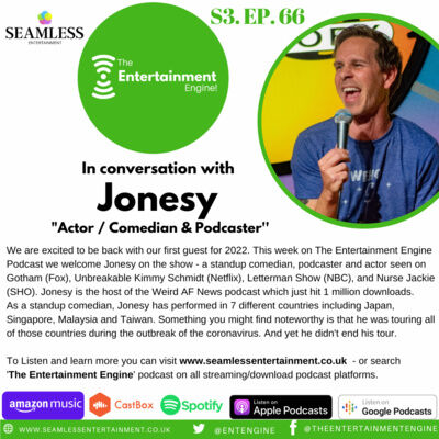 A chat with Jonesy - Comedian, Actor and Podcaster 