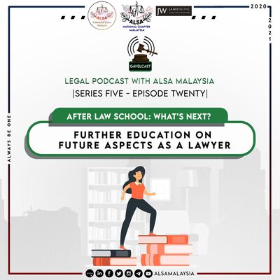 Series 5 Episode 20 - Further education on future aspects as a lawyer
