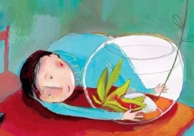 荣梅《一首能治愈鱼的诗》