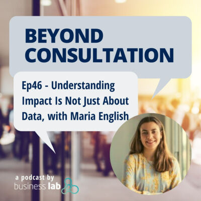 Ep 46 - Understanding Impact Is Not Just About Data, with Maria English