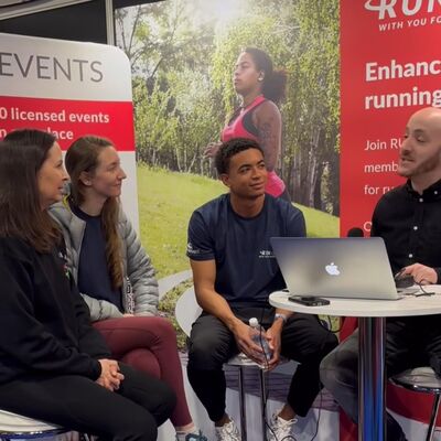 #71: Jo Pavey, Rio Mitcham and Sara Willhoit at the National Running Show