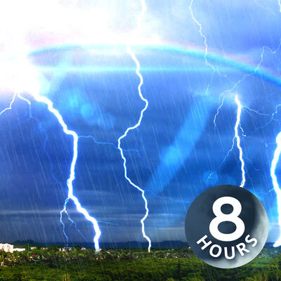 Pluie qui tombe sur la véranda | Étudier, dormir ou se détendre au son de la nature apaisante (8 heures)