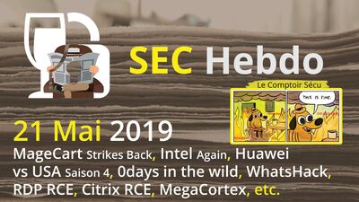 [SECHebdo] 21 Mai 2019