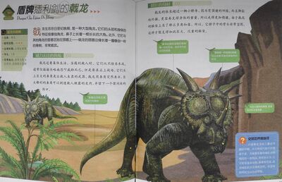 植食恐龙_32盾牌插利剑的戟龙