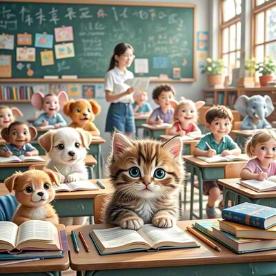 小猫上学记（7）罐子姐姐童话