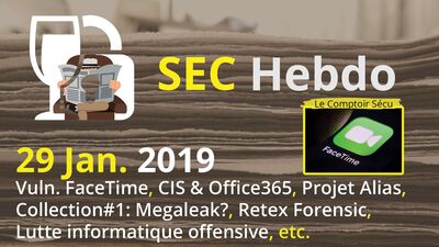 [SECHebdo] 29 Janvier 2019
