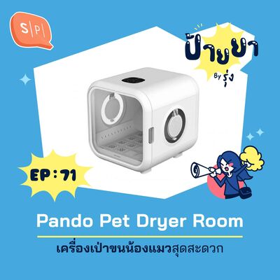 Pando Pet Dryer Room เครื่องเป่าขนน้องแมวสุดสะดวก | ป้ายยา EP71