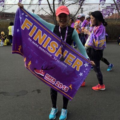 腦內啡日記EP09-旅跑日本之小鹿亂撞的奈良馬拉松，初馬獎牌是我的生日禮物！