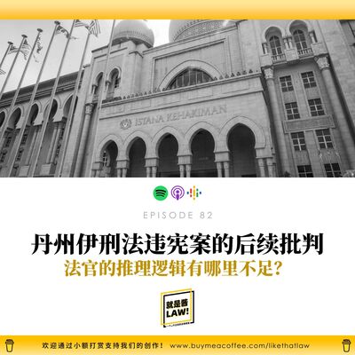 82 丹州伊刑法違憲案的後續批判：法官的推理邏輯有不足之處嗎？