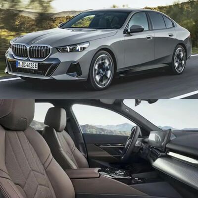 全新第八代！2024款宝马5系发布：首次电动化！前脸激进