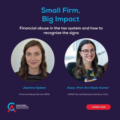 S4E12: Financial abuse in the tax system and how to recognise the signs