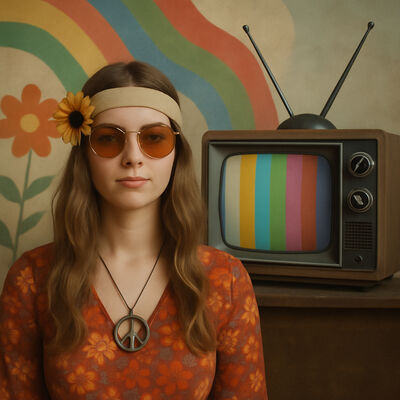 #497 - CORSOSERALE 8.7 - Dai figli dei fiori alla TV a colori