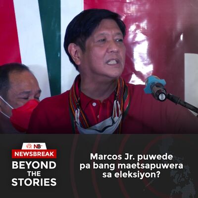 Marcos Jr. puwede pa bang maetsapuwera sa eleksiyon? 