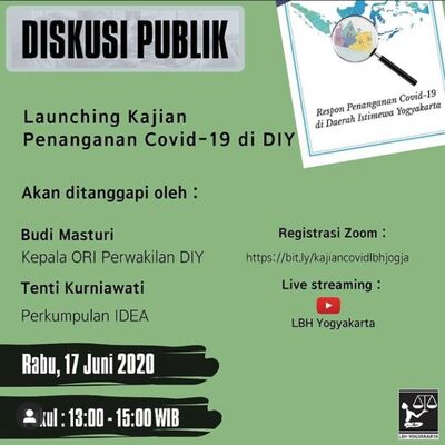 #6 Kajian Penanganan Covid-19 di DIY - Budi Masturi (bagian 3)
