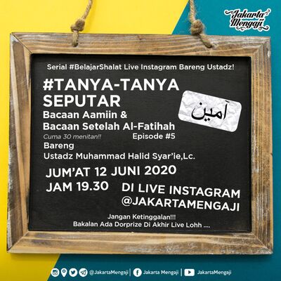 #TanyaTanyaSeputar Bacaan Aamiin & Bacaan Setelah Al-Fatihah Eps 5 #FiqihShalat
