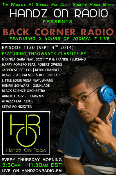 BACK CORNER RADIO [EPISODE #130] #TBT (SEPT 4. 2014)