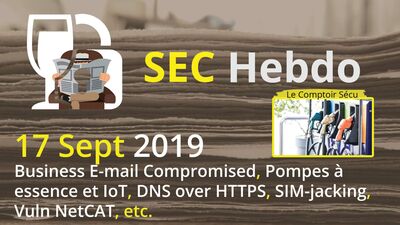 [SECHebdo] 17 Septembre 2019
