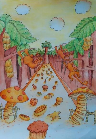 来自面包森林的小面包人