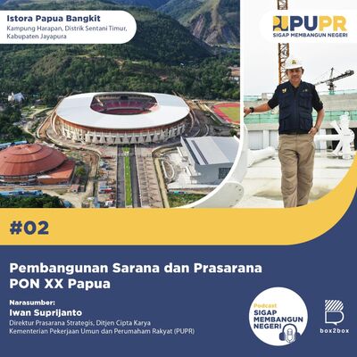 #2 Pembangunan Sarana dan Prasarana PON XX Papua bersama: Iwan Suprijanto