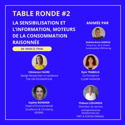 [TABLE RONDE] La sensibilisation et l'information, moteurs de la consommation raisonnée