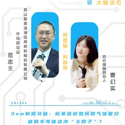 第465期|3nm制程突破：新莱应材如何用气体管控破局半导体洁净“卡脖子”?