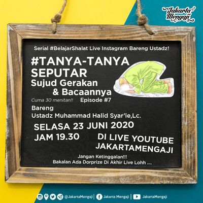 #TanyaTanyaSeputar Bacaan Sujud & Duduk DIantara 2 Sujud Eps 8 #FiqihShalat