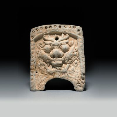 新罗鬼面瓦 · 大英博物馆