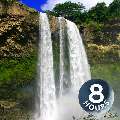 Bruit de cascade hawaïenne | Bruit blanc pour dormir et étudier (8 heures)