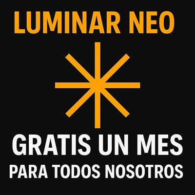 Luminar Neo gratis un mes para todos nosotros