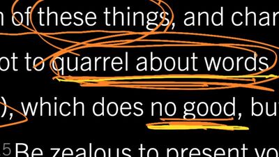 Contending for the Faith vs. Word Fights: 2 Timothy 2:14–15, Part 1