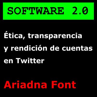Ética, transparencia y rendición de cuentas en Twitter - Ariadna Font