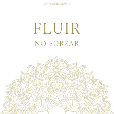 MEDITACIÓN BREVE GUIADA · "FLUIR... no forzar"