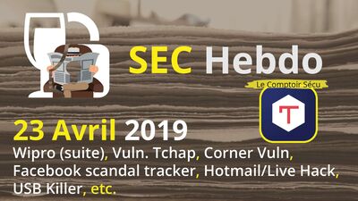 [SECHebdo] 23 Avril 2019